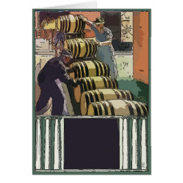  Wine Barrell geeft tekst uit