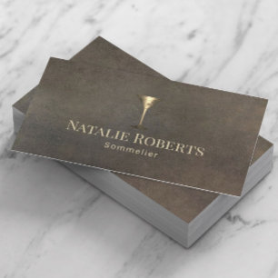 Wine Bartender Sommelier  Visitekaartje