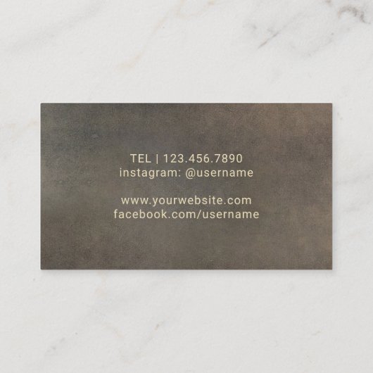 Wine Bartender Sommelier  Visitekaartje (Achterkant)