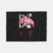 Wine Because You Can't Run This Show Sober  Fleece Deken (Voorkant (Horizontaal))