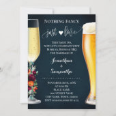 Wine Blue Niets Fancy Bubble Brew Weddenschap Uitn Save The Date (Voorkant)