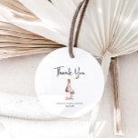 Wine Blush Roze Vrijgezellenfeest Bedankjes Labels<br><div class="desc">Wijn Blush Roze Vrijgezellenfeest Favor Tags</div>