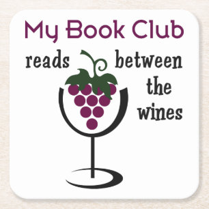 Wine Book Club Kartonnen Onderzetters