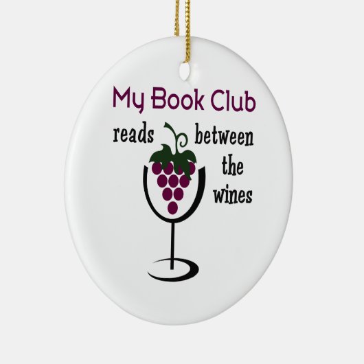 Wine Book Club Keramisch Ornament (Rechts)