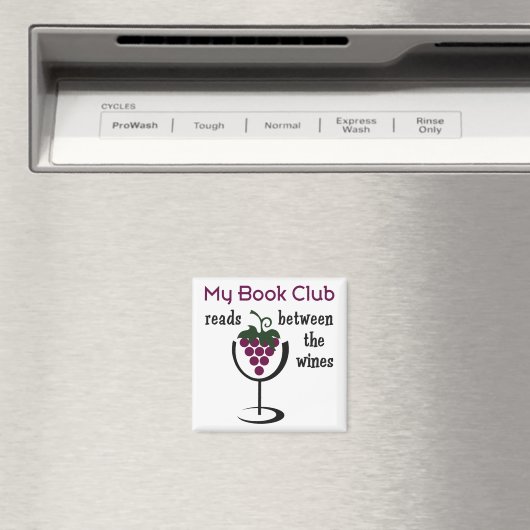 Wine Book Club Magneet (Insitu (Vaatwasser))