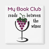 Wine Book Club Magneet (Voorkant)