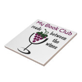 Wine Book Club Tegeltje (Zijkant)