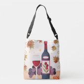 Wine Bottle Crossbody Bag Crossbody Tas (Achterkant)