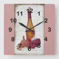 wine bottle, grapes and graphics leaf