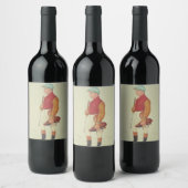 Wine Bottle Label Jockey Wijn Etiket (Flessen)