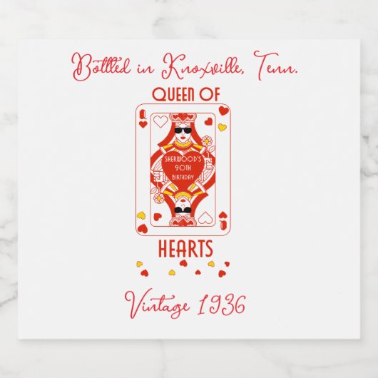 Wine Bottle Stickers (Enkel label)