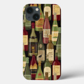 Wine Bottles cell phone case (Achterkant)