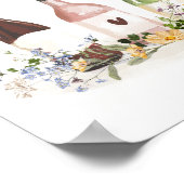 Wine Bottles Love Is Sweet Sign Bridal Shower Poster (Hoek)