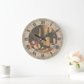 wine bottles wall clock grote klok (Huis)