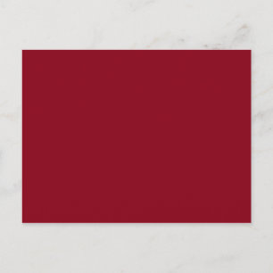 Wine Burgundy Dark Blood Red Alleen kleur Briefkaart