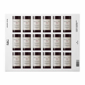 Wine Business Address Label (Full Sheet)