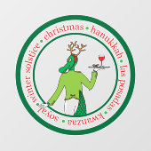 Wine Business Holiday Sign Raamsticker (Vel)