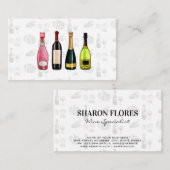 Wine Champagne | Vineyard Visitekaartje (Voorkant / Achterkant)