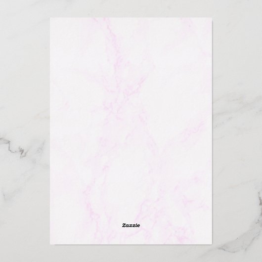 Wine & Charcuterie Bridal Shower Folie Uitnodiging (Achterkant)