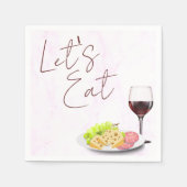 Wine & Charcuterie Bridal Shower Servet (Voorkant)