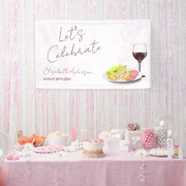 Wine & Charcuterie Bridal Shower Spandoek