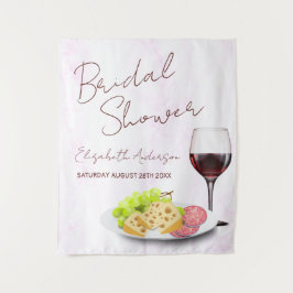 Wine & Charcuterie Bridal Shower Wandkleed