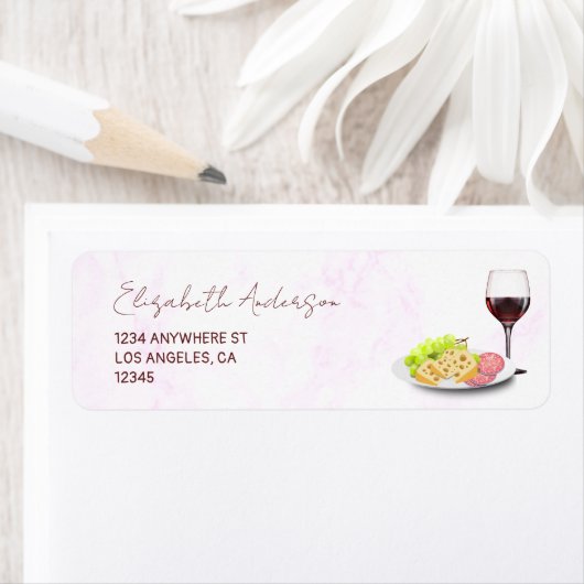 Wine & Charcuterie Engagement Party Etiket (Insitu)