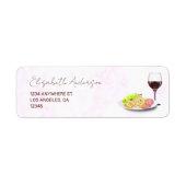 Wine & Charcuterie Engagement Party Etiket (Voorkant)