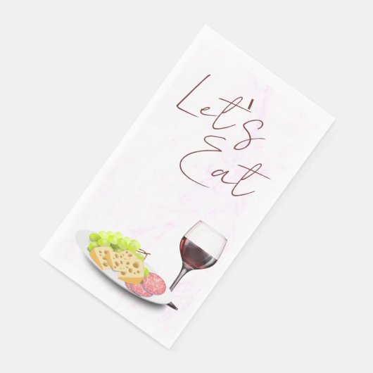 Wine & Charcuterie Engagement Party Servet (Hoek)