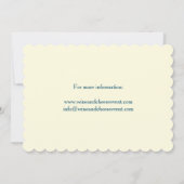 Wine Cheese Tasting Cocktail Party Stilton Blue Kaart (Achterkant)