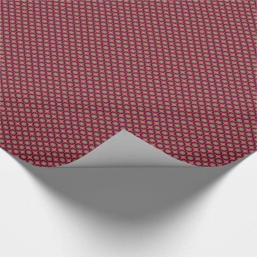 Wine Circle Pattern Gift Wrapping Paper Cadeaupapier (Hoek)
