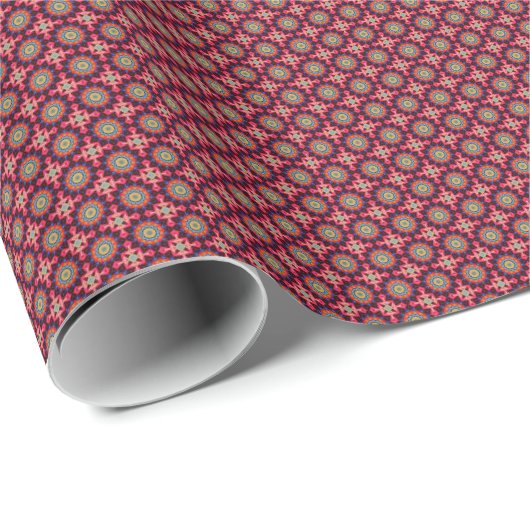 Wine Circle Pattern Gift Wrapping Paper Cadeaupapier (Rol Hoek)