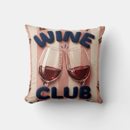 Wine Club Cheers Wine Rustic Winery Bar Kussen