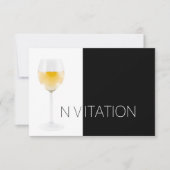 Wine Cocktail Party Invitation Vip Uitnodiging (Voorkant)