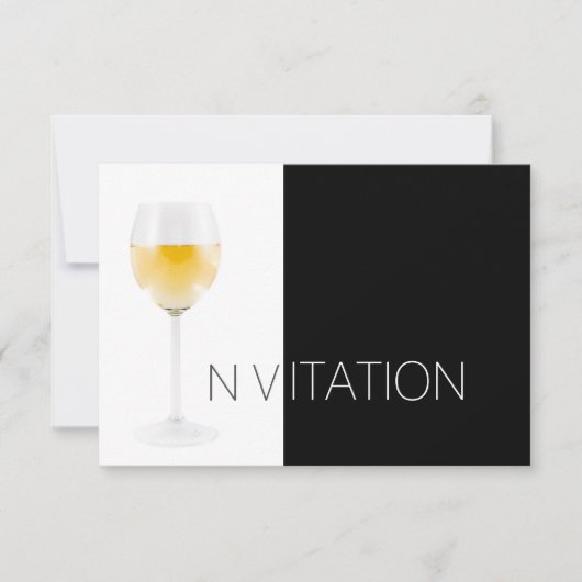 Wine Cocktail Party Invitation Vip Uitnodiging (Voorkant)