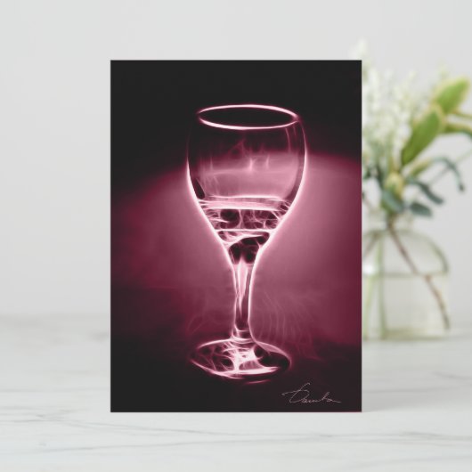 WINE cocktail party Kaart (Staand voorkant)