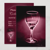 WINE cocktail party Kaart (Voorkant / Achterkant)