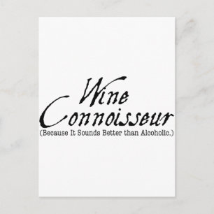 wine connoisseur briefkaart