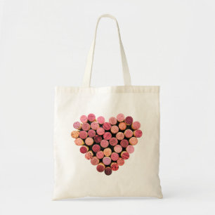 Wine Cork Heart Bag Tote Bag