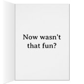 Wine Cork Humor Greeting Card (Binnen (Rechts))