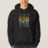 Wine  Corks Are For Quitters Wine Hoodie (Voorkant)