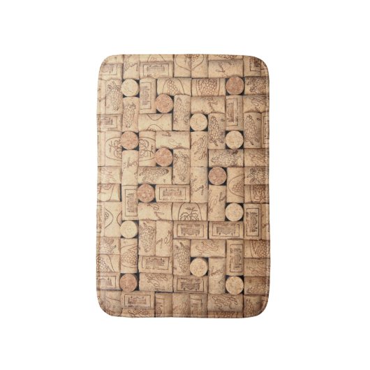 Wine Corks Bath Mat (Voorkant Verticaal)