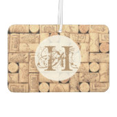 Wine Corks Monogram Air Freshener Luchtverfrisser (Achterkant)