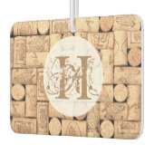 Wine Corks Monogram Air Freshener Luchtverfrisser (Links)