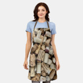 Wine Corks Photo Apron Schort (Gedragen)