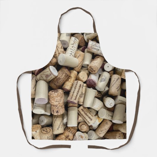 Wine Corks Photo Apron Schort (Voorkant)