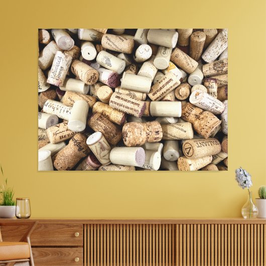 Wine Corks Photo Poster Canvas Afdruk (Insitu (Woonkamer))