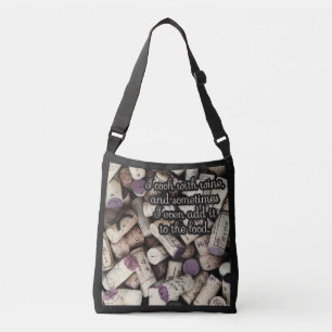 Wine Corks Quote bags Crossbody Tas