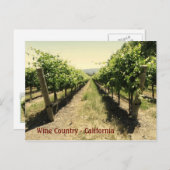 Wine Country Briefkaart! Briefkaart (Voorkant / Achterkant)
