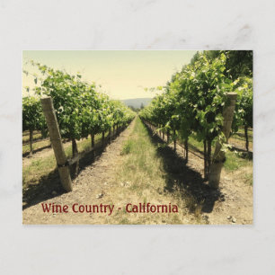 Wine Country Briefkaart! Briefkaart